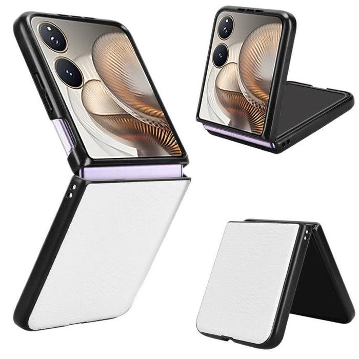 Funda trasera para teléfono con textura de cocodrilo, For Xiaomi Mix Flip 2, For Xiaomi Mix Flip, For Xiaomi Mix Fold 4