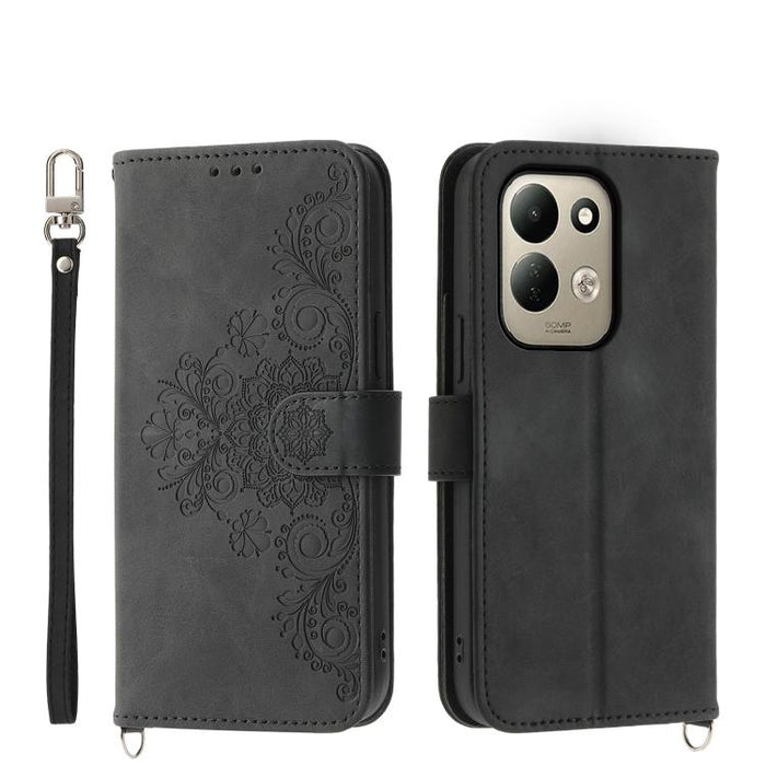 Funda de cuero para teléfono con relieve de flores y tacto de piel, For Redmi A7 Pro 4G / 5G 171mm / Poco C85x 5G, For Redmi 15a 5G, For Redmi Turbo 5 Max 5G / Poco X8 Pro Max 5G, For Redmi K90 Pro Max / Poco F8 Ultra 5G                                ...