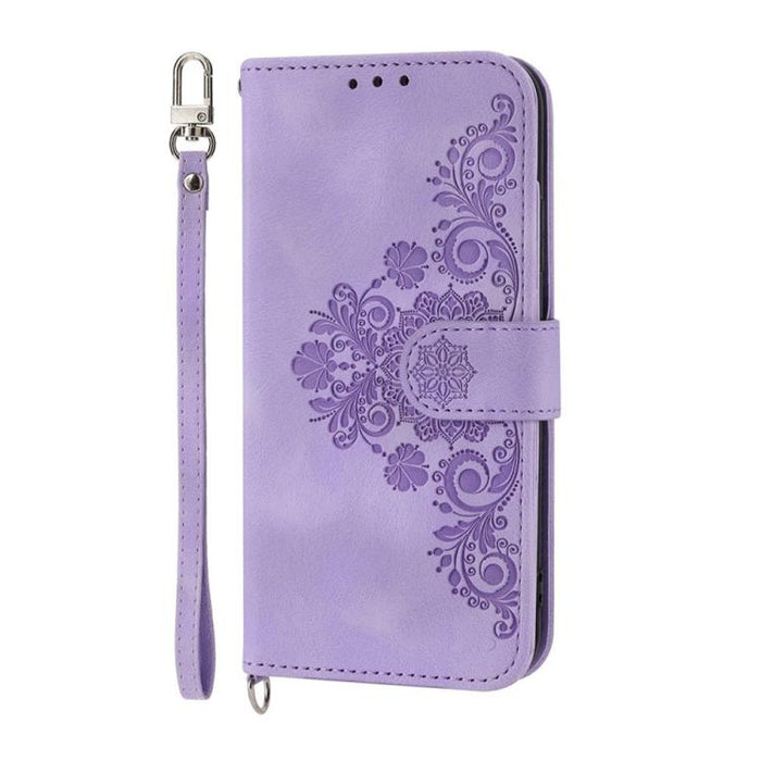 Funda de cuero para teléfono con relieve de flores y tacto de piel, For Redmi A7 Pro 4G / 5G 171mm / Poco C85x 5G, For Redmi 15a 5G, For Redmi Turbo 5 Max 5G / Poco X8 Pro Max 5G, For Redmi K90 Pro Max / Poco F8 Ultra 5G                                ...