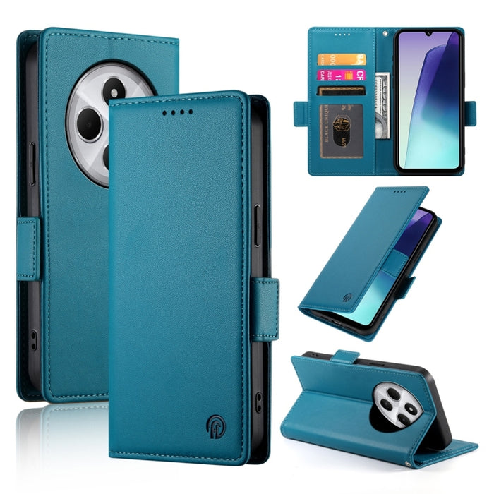 Funda para teléfono de cuero esmerilado con cierre magnético y hebilla lateral, For Redmi  Turbo 4 Pro / Xiaomi Poco F7, For Redmi A5 4G 171.7mm / Xiaomi Poco C71, For Redmi K80 / K80 Pro, For Redmi Note 14 4G 164.84mm, For Redmi Note 14 Pro 4G        ...