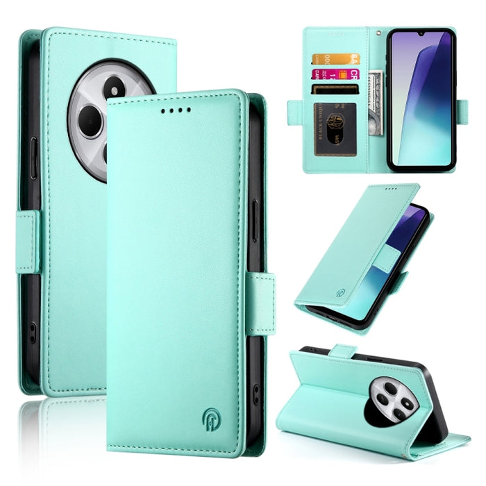 Funda para teléfono de cuero esmerilado con cierre magnético y hebilla lateral, For Redmi  Turbo 4 Pro / Xiaomi Poco F7, For Redmi A5 4G 171.7mm / Xiaomi Poco C71, For Redmi K80 / K80 Pro, For Redmi Note 14 4G 164.84mm, For Redmi Note 14 Pro 4G        ...