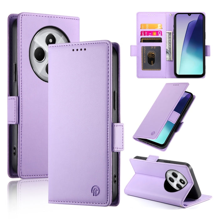 Funda para teléfono de cuero esmerilado con cierre magnético y hebilla lateral, For Redmi  Turbo 4 Pro / Xiaomi Poco F7, For Redmi A5 4G 171.7mm / Xiaomi Poco C71, For Redmi K80 / K80 Pro, For Redmi Note 14 4G 164.84mm, For Redmi Note 14 Pro 4G        ...