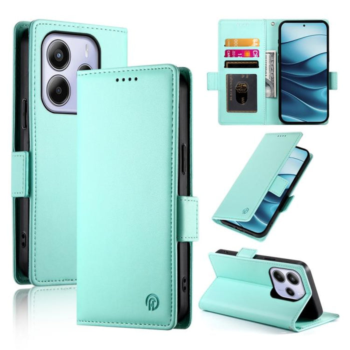 Funda para teléfono de cuero esmerilado con cierre magnético y hebilla lateral, For Redmi  Turbo 4 Pro / Xiaomi Poco F7, For Redmi A5 4G 171.7mm / Xiaomi Poco C71, For Redmi K80 / K80 Pro, For Redmi Note 14 4G 164.84mm, For Redmi Note 14 Pro 4G        ...