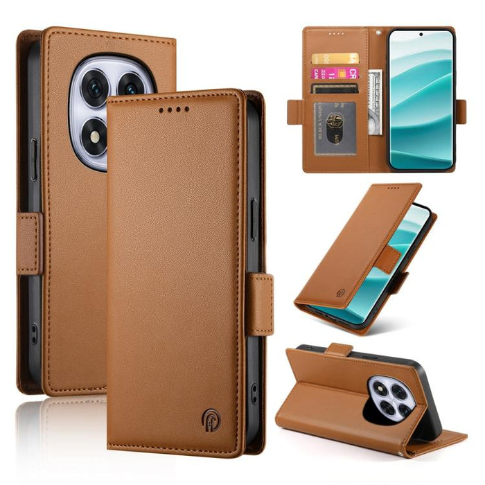 Funda para teléfono de cuero esmerilado con cierre magnético y hebilla lateral, For Redmi  Turbo 4 Pro / Xiaomi Poco F7, For Redmi A5 4G 171.7mm / Xiaomi Poco C71, For Redmi K80 / K80 Pro, For Redmi Note 14 4G 164.84mm, For Redmi Note 14 Pro 4G        ...