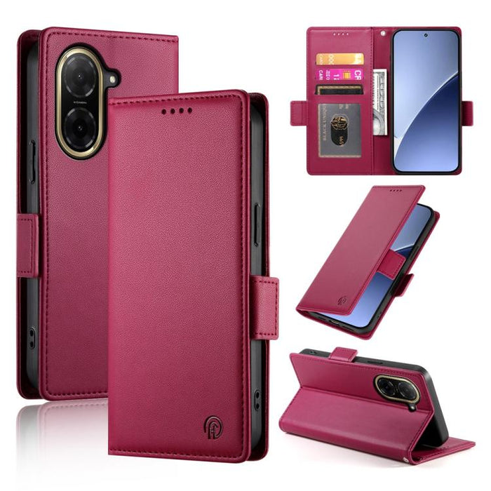 Funda para teléfono de cuero esmerilado con cierre magnético y hebilla lateral, For Redmi  Turbo 4 Pro / Xiaomi Poco F7, For Redmi A5 4G 171.7mm / Xiaomi Poco C71, For Redmi K80 / K80 Pro, For Redmi Note 14 4G 164.84mm, For Redmi Note 14 Pro 4G        ...