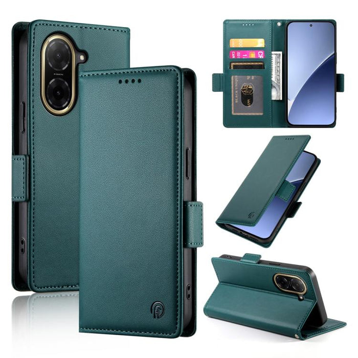 Funda para teléfono de cuero esmerilado con cierre magnético y hebilla lateral, For Redmi  Turbo 4 Pro / Xiaomi Poco F7, For Redmi A5 4G 171.7mm / Xiaomi Poco C71, For Redmi K80 / K80 Pro, For Redmi Note 14 4G 164.84mm, For Redmi Note 14 Pro 4G        ...