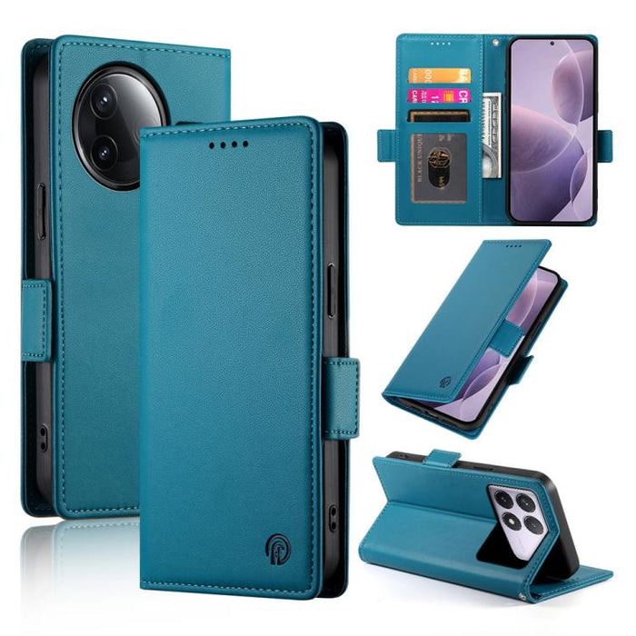 Funda para teléfono de cuero esmerilado con cierre magnético y hebilla lateral, For Redmi  Turbo 4 Pro / Xiaomi Poco F7, For Redmi A5 4G 171.7mm / Xiaomi Poco C71, For Redmi K80 / K80 Pro, For Redmi Note 14 4G 164.84mm, For Redmi Note 14 Pro 4G        ...