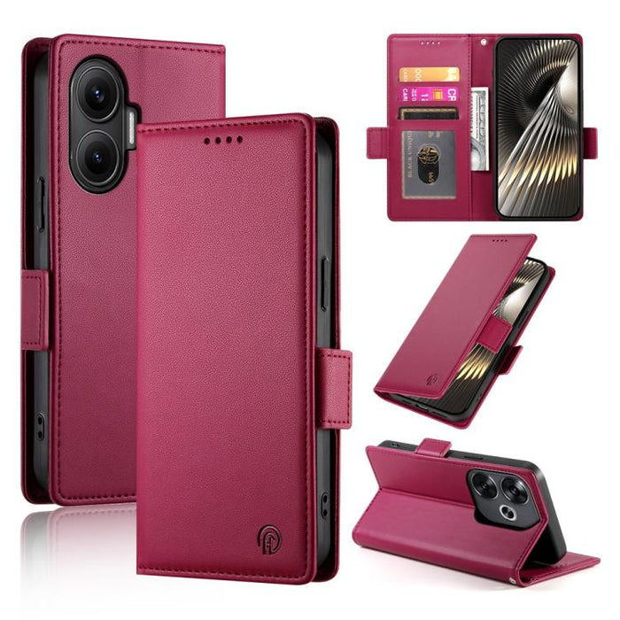 Funda para teléfono de cuero esmerilado con cierre magnético y hebilla lateral, For Redmi  Turbo 4 Pro / Xiaomi Poco F7, For Redmi A5 4G 171.7mm / Xiaomi Poco C71, For Redmi K80 / K80 Pro, For Redmi Note 14 4G 164.84mm, For Redmi Note 14 Pro 4G        ...