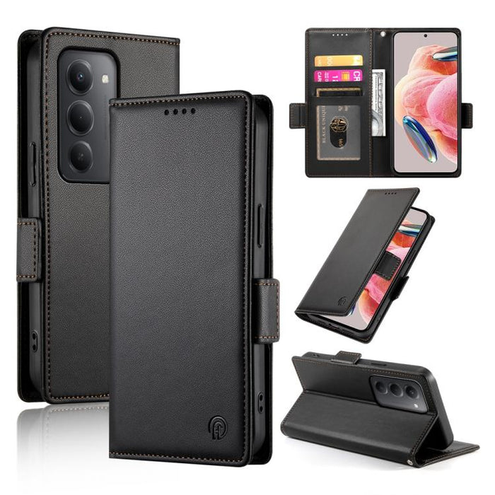 Funda para teléfono de cuero esmerilado con cierre magnético y hebilla lateral, For Redmi  Turbo 4 Pro / Xiaomi Poco F7, For Redmi A5 4G 171.7mm / Xiaomi Poco C71, For Redmi K80 / K80 Pro, For Redmi Note 14 4G 164.84mm, For Redmi Note 14 Pro 4G        ...