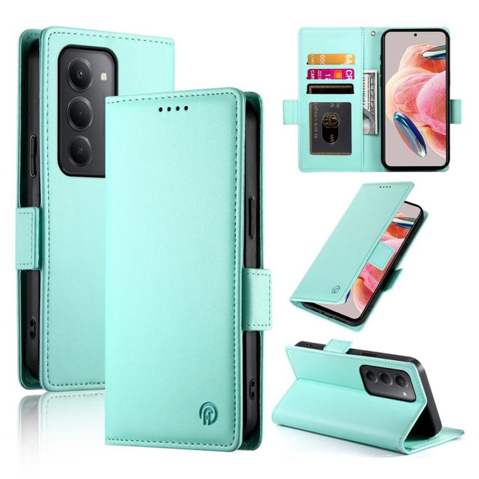 Funda para teléfono de cuero esmerilado con cierre magnético y hebilla lateral, For Redmi  Turbo 4 Pro / Xiaomi Poco F7, For Redmi A5 4G 171.7mm / Xiaomi Poco C71, For Redmi K80 / K80 Pro, For Redmi Note 14 4G 164.84mm, For Redmi Note 14 Pro 4G        ...