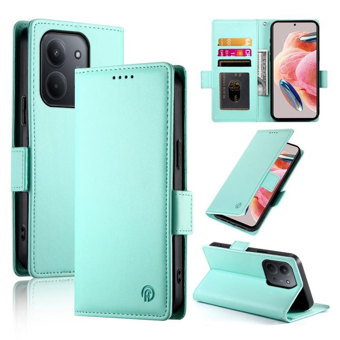 Funda para teléfono de cuero esmerilado con cierre magnético y hebilla lateral, For Redmi  Turbo 4 Pro / Xiaomi Poco F7, For Redmi A5 4G 171.7mm / Xiaomi Poco C71, For Redmi K80 / K80 Pro, For Redmi Note 14 4G 164.84mm, For Redmi Note 14 Pro 4G        ...