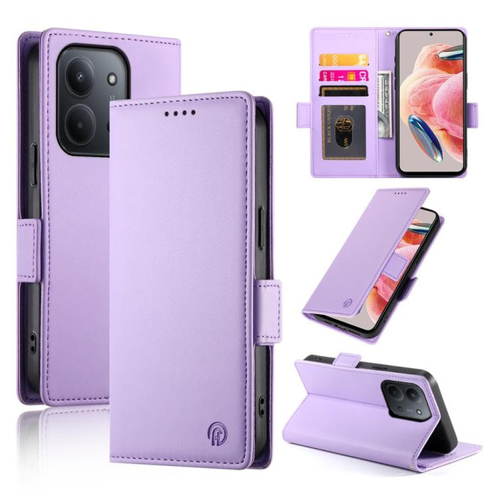 Funda para teléfono de cuero esmerilado con cierre magnético y hebilla lateral, For Redmi  Turbo 4 Pro / Xiaomi Poco F7, For Redmi A5 4G 171.7mm / Xiaomi Poco C71, For Redmi K80 / K80 Pro, For Redmi Note 14 4G 164.84mm, For Redmi Note 14 Pro 4G        ...