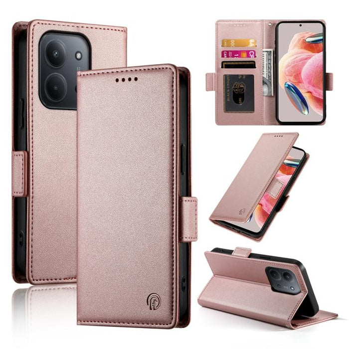 Funda para teléfono de cuero esmerilado con cierre magnético y hebilla lateral, For Redmi  Turbo 4 Pro / Xiaomi Poco F7, For Redmi A5 4G 171.7mm / Xiaomi Poco C71, For Redmi K80 / K80 Pro, For Redmi Note 14 4G 164.84mm, For Redmi Note 14 Pro 4G        ...
