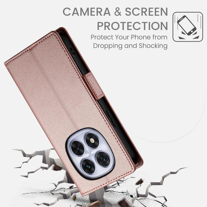 Funda para teléfono de cuero esmerilado con cierre magnético y hebilla lateral, For Redmi  Turbo 4 Pro / Xiaomi Poco F7, For Redmi A5 4G 171.7mm / Xiaomi Poco C71, For Redmi K80 / K80 Pro, For Redmi Note 14 4G 164.84mm, For Redmi Note 14 Pro 4G        ...