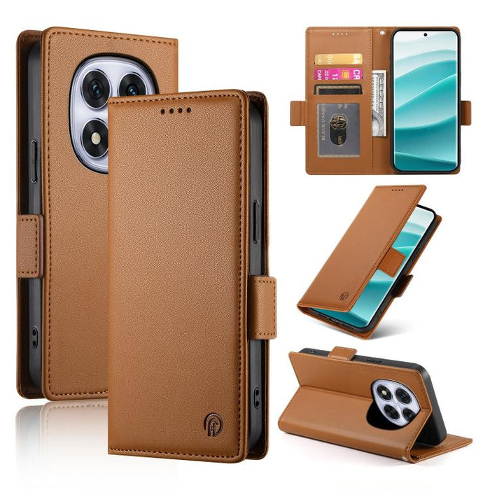 Funda para teléfono de cuero esmerilado con cierre magnético y hebilla lateral, For Redmi  Turbo 4 Pro / Xiaomi Poco F7, For Redmi A5 4G 171.7mm / Xiaomi Poco C71, For Redmi K80 / K80 Pro, For Redmi Note 14 4G 164.84mm, For Redmi Note 14 Pro 4G        ...