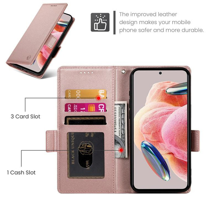 Funda para teléfono de cuero esmerilado con cierre magnético y hebilla lateral, For Redmi A7 Pro 171mm / Poco C85x 5G, For Redmi 15a 5G, For Redmi Turbo 5 Max 5G / Poco X8 Pro Max 5G, For Redmi Note 15 Pro+ 163.3mm / Poco M8 Pro                        ...