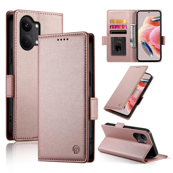 Funda para teléfono de cuero esmerilado con cierre magnético y hebilla lateral, For Redmi A7 Pro 171mm / Poco C85x 5G, For Redmi 15a 5G, For Redmi Turbo 5 Max 5G / Poco X8 Pro Max 5G, For Redmi Note 15 Pro+ 163.3mm / Poco M8 Pro                        ...