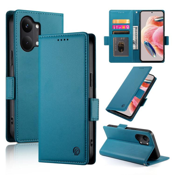 Funda para teléfono de cuero esmerilado con cierre magnético y hebilla lateral, For Redmi A7 Pro 171mm / Poco C85x 5G, For Redmi 15a 5G, For Redmi Turbo 5 Max 5G / Poco X8 Pro Max 5G, For Redmi Note 15 Pro+ 163.3mm / Poco M8 Pro                        ...