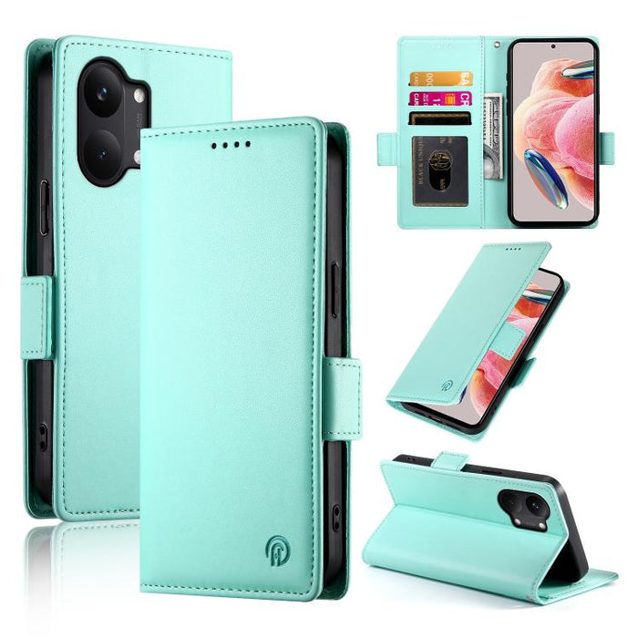 Funda para teléfono de cuero esmerilado con cierre magnético y hebilla lateral, For Redmi A7 Pro 171mm / Poco C85x 5G, For Redmi 15a 5G, For Redmi Turbo 5 Max 5G / Poco X8 Pro Max 5G, For Redmi Note 15 Pro+ 163.3mm / Poco M8 Pro                        ...