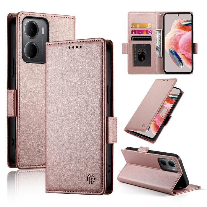 Funda para teléfono de cuero esmerilado con cierre magnético y hebilla lateral, For Redmi A7 Pro 171mm / Poco C85x 5G, For Redmi 15a 5G, For Redmi Turbo 5 Max 5G / Poco X8 Pro Max 5G, For Redmi Note 15 Pro+ 163.3mm / Poco M8 Pro                        ...