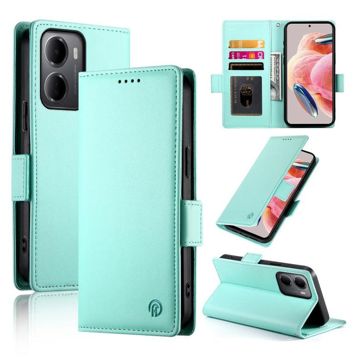 Funda para teléfono de cuero esmerilado con cierre magnético y hebilla lateral, For Redmi A7 Pro 171mm / Poco C85x 5G, For Redmi 15a 5G, For Redmi Turbo 5 Max 5G / Poco X8 Pro Max 5G, For Redmi Note 15 Pro+ 163.3mm / Poco M8 Pro                        ...