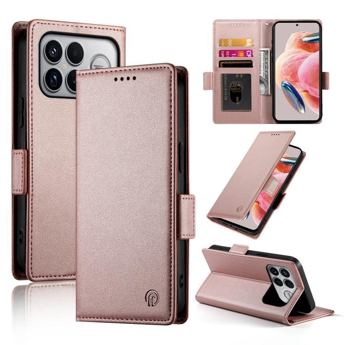 Funda para teléfono de cuero esmerilado con cierre magnético y hebilla lateral, For Redmi A7 Pro 171mm / Poco C85x 5G, For Redmi 15a 5G, For Redmi Turbo 5 Max 5G / Poco X8 Pro Max 5G, For Redmi Note 15 Pro+ 163.3mm / Poco M8 Pro                        ...