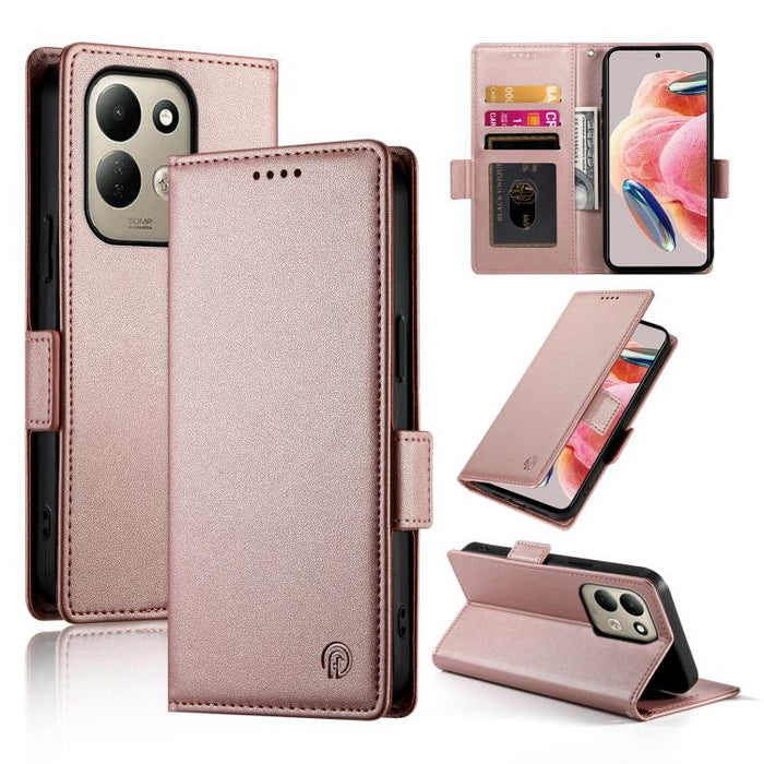 Funda para teléfono de cuero esmerilado con cierre magnético y hebilla lateral, For Redmi A7 Pro 171mm / Poco C85x 5G, For Redmi 15a 5G, For Redmi Turbo 5 Max 5G / Poco X8 Pro Max 5G, For Redmi Note 15 Pro+ 163.3mm / Poco M8 Pro                        ...