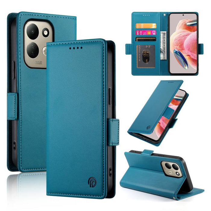 Funda para teléfono de cuero esmerilado con cierre magnético y hebilla lateral, For Redmi A7 Pro 171mm / Poco C85x 5G, For Redmi 15a 5G, For Redmi Turbo 5 Max 5G / Poco X8 Pro Max 5G, For Redmi Note 15 Pro+ 163.3mm / Poco M8 Pro                        ...