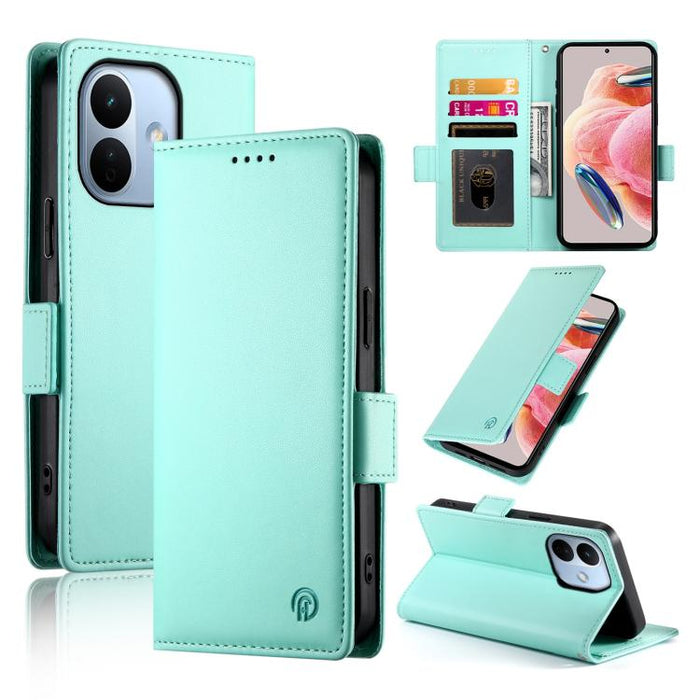 Funda para teléfono de cuero esmerilado con cierre magnético y hebilla lateral, For Redmi A7 Pro 171mm / Poco C85x 5G, For Redmi 15a 5G, For Redmi Turbo 5 Max 5G / Poco X8 Pro Max 5G, For Redmi Note 15 Pro+ 163.3mm / Poco M8 Pro                        ...