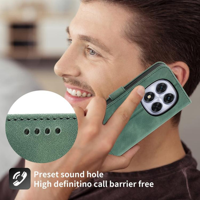 Funda para teléfono de piel sintética y TPU Dream Line de Dierfeng, For Redmi Note 14 Pro 4G, For Redmi Note 14 4G 163.25mm Global, For Redmi K70 Ultra