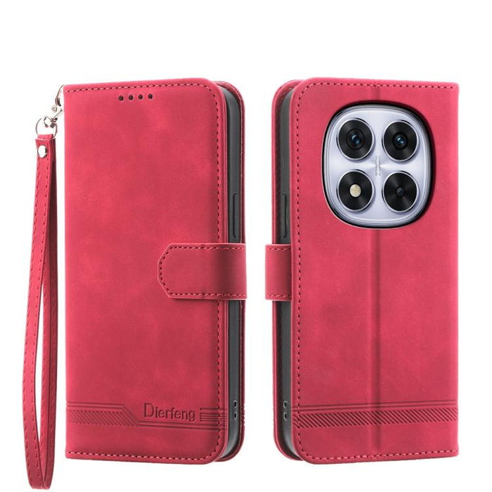 Funda para teléfono de piel sintética y TPU Dream Line de Dierfeng, For Redmi Note 14 Pro 4G, For Redmi Note 14 4G 163.25mm Global, For Redmi K70 Ultra