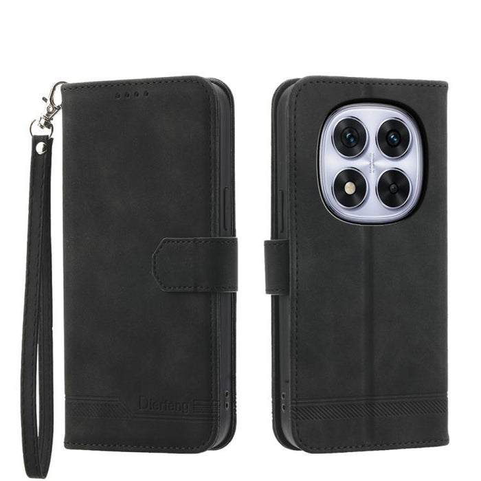 Funda para teléfono de piel sintética y TPU Dream Line de Dierfeng, For Redmi Note 14 Pro 4G, For Redmi Note 14 4G 163.25mm Global, For Redmi K70 Ultra