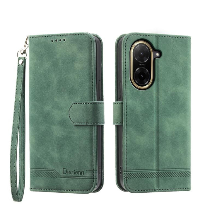 Funda para teléfono de piel sintética y TPU Dream Line de Dierfeng, For Redmi A7 Pro 4G / 5G 171mm / Poco C85x 5G, For Redmi 15a 5G, For Redmi Turbo 5 Max 5G / Poco X8 Pro Max 5G, For Redmi Note 15 Pro+ 5G 163.3mm / Poco M8 Pro 5G                      ...