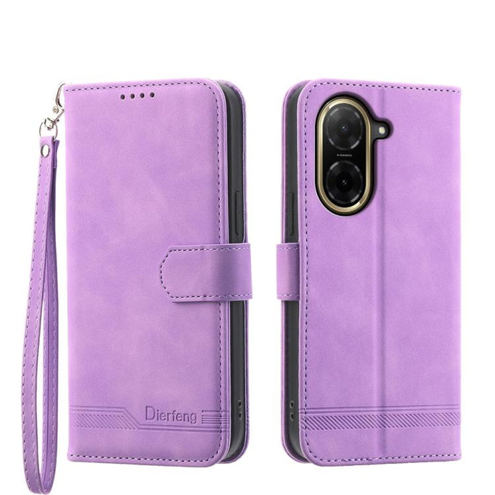 Funda para teléfono de piel sintética y TPU Dream Line de Dierfeng, For Redmi A7 Pro 4G / 5G 171mm / Poco C85x 5G, For Redmi 15a 5G, For Redmi Turbo 5 Max 5G / Poco X8 Pro Max 5G, For Redmi Note 15 Pro+ 5G 163.3mm / Poco M8 Pro 5G                      ...