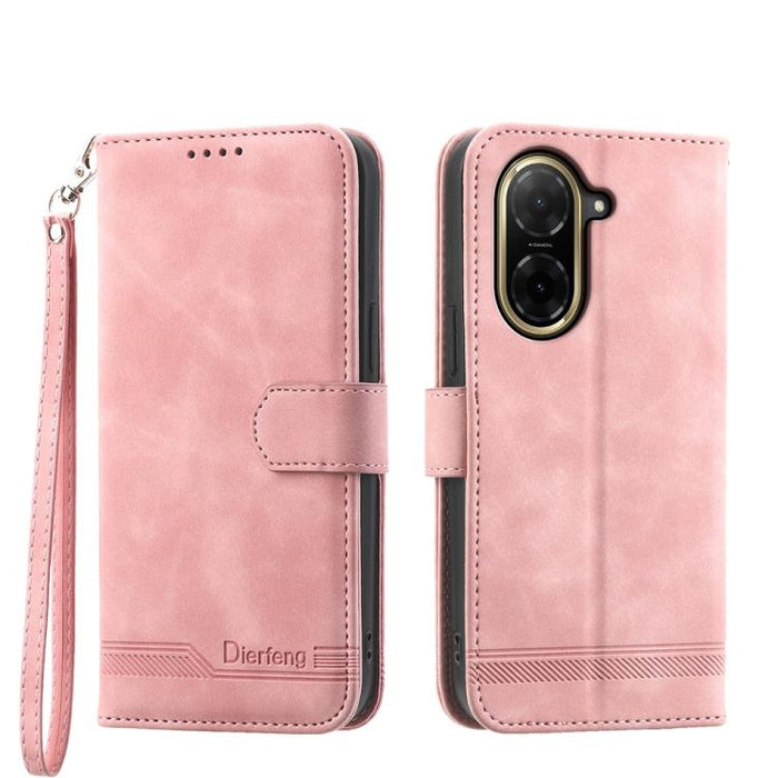 Funda para teléfono de piel sintética y TPU Dream Line de Dierfeng, For Redmi A7 Pro 4G / 5G 171mm / Poco C85x 5G, For Redmi 15a 5G, For Redmi Turbo 5 Max 5G / Poco X8 Pro Max 5G, For Redmi Note 15 Pro+ 5G 163.3mm / Poco M8 Pro 5G                      ...