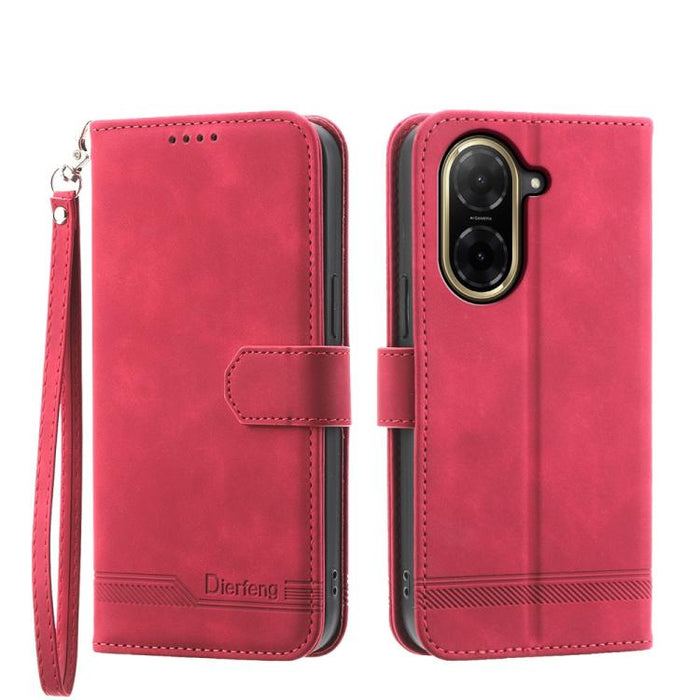 Funda para teléfono de piel sintética y TPU Dream Line de Dierfeng, For Redmi A7 Pro 4G / 5G 171mm / Poco C85x 5G, For Redmi 15a 5G, For Redmi Turbo 5 Max 5G / Poco X8 Pro Max 5G, For Redmi Note 15 Pro+ 5G 163.3mm / Poco M8 Pro 5G                      ...