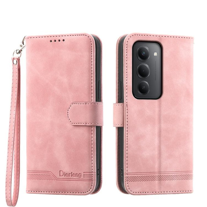 Funda para teléfono de piel sintética y TPU Dream Line de Dierfeng, For Redmi A7 Pro 4G / 5G 171mm / Poco C85x 5G, For Redmi 15a 5G, For Redmi Turbo 5 Max 5G / Poco X8 Pro Max 5G, For Redmi Note 15 Pro+ 5G 163.3mm / Poco M8 Pro 5G                      ...