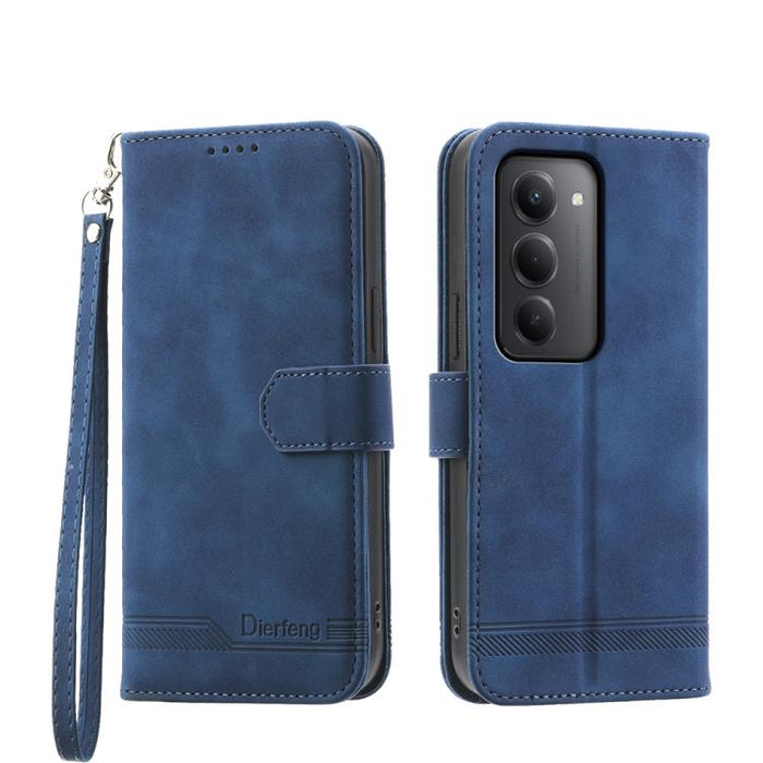 Funda para teléfono de piel sintética y TPU Dream Line de Dierfeng, For Redmi A7 Pro 4G / 5G 171mm / Poco C85x 5G, For Redmi 15a 5G, For Redmi Turbo 5 Max 5G / Poco X8 Pro Max 5G, For Redmi Note 15 Pro+ 5G 163.3mm / Poco M8 Pro 5G                      ...