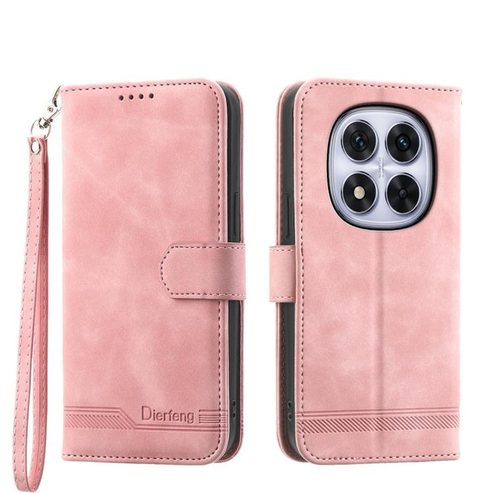 Funda para teléfono de piel sintética y TPU Dream Line de Dierfeng, For Redmi A7 Pro 4G / 5G 171mm / Poco C85x 5G, For Redmi 15a 5G, For Redmi Turbo 5 Max 5G / Poco X8 Pro Max 5G, For Redmi Note 15 Pro+ 5G 163.3mm / Poco M8 Pro 5G                      ...