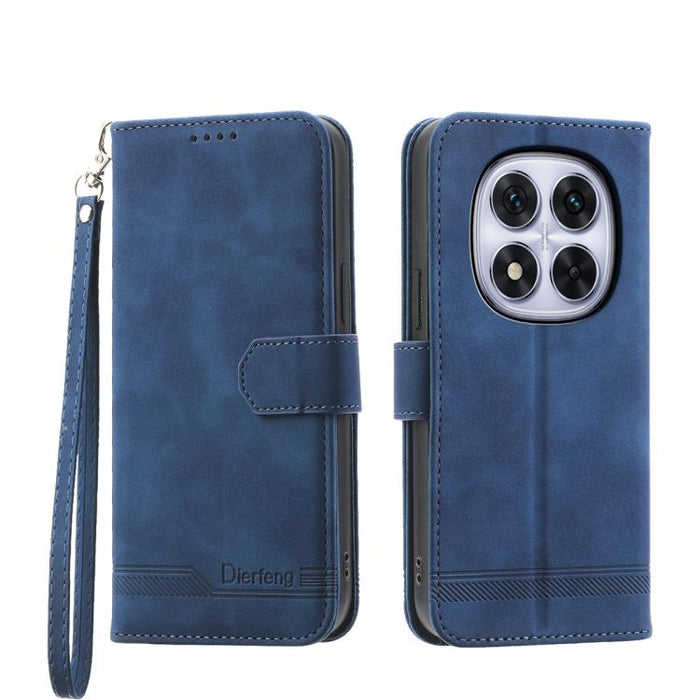 Funda para teléfono de piel sintética y TPU Dream Line de Dierfeng, For Redmi A7 Pro 4G / 5G 171mm / Poco C85x 5G, For Redmi 15a 5G, For Redmi Turbo 5 Max 5G / Poco X8 Pro Max 5G, For Redmi Note 15 Pro+ 5G 163.3mm / Poco M8 Pro 5G                      ...