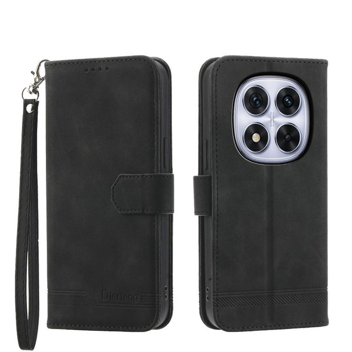 Funda para teléfono de piel sintética y TPU Dream Line de Dierfeng, For Redmi A7 Pro 4G / 5G 171mm / Poco C85x 5G, For Redmi 15a 5G, For Redmi Turbo 5 Max 5G / Poco X8 Pro Max 5G, For Redmi Note 15 Pro+ 5G 163.3mm / Poco M8 Pro 5G                      ...