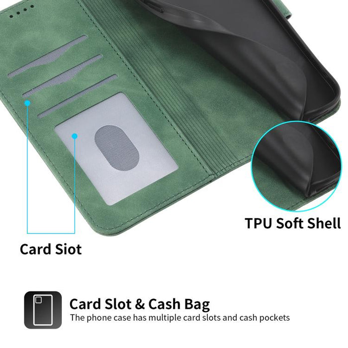 Funda para teléfono de piel sintética y TPU Dream Line de Dierfeng, For Redmi A7 Pro 4G / 5G 171mm / Poco C85x 5G, For Redmi 15a 5G, For Redmi Turbo 5 Max 5G / Poco X8 Pro Max 5G, For Redmi Note 15 Pro+ 5G 163.3mm / Poco M8 Pro 5G                      ...