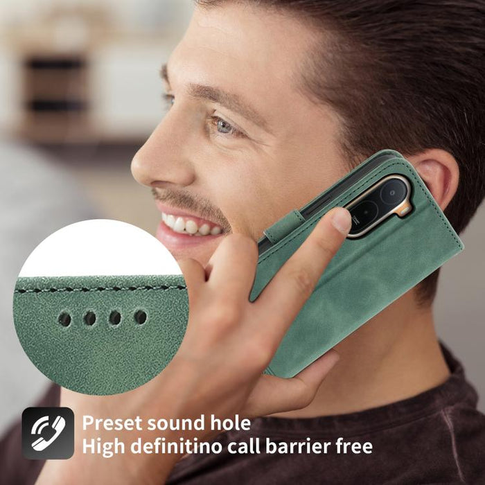 Funda para teléfono de piel sintética y TPU Dream Line de Dierfeng, For Redmi A7 Pro 4G / 5G 171mm / Poco C85x 5G, For Redmi 15a 5G, For Redmi Turbo 5 Max 5G / Poco X8 Pro Max 5G, For Redmi Note 15 Pro+ 5G 163.3mm / Poco M8 Pro 5G                      ...