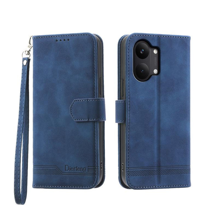 Funda para teléfono de piel sintética y TPU Dream Line de Dierfeng, For Redmi A7 Pro 4G / 5G 171mm / Poco C85x 5G, For Redmi 15a 5G, For Redmi Turbo 5 Max 5G / Poco X8 Pro Max 5G, For Redmi Note 15 Pro+ 5G 163.3mm / Poco M8 Pro 5G                      ...