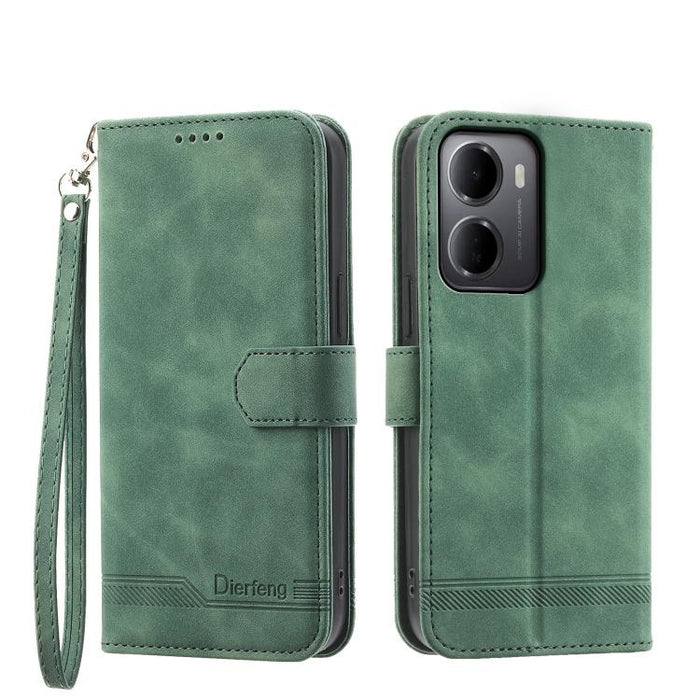 Funda para teléfono de piel sintética y TPU Dream Line de Dierfeng, For Redmi A7 Pro 4G / 5G 171mm / Poco C85x 5G, For Redmi 15a 5G, For Redmi Turbo 5 Max 5G / Poco X8 Pro Max 5G, For Redmi Note 15 Pro+ 5G 163.3mm / Poco M8 Pro 5G                      ...