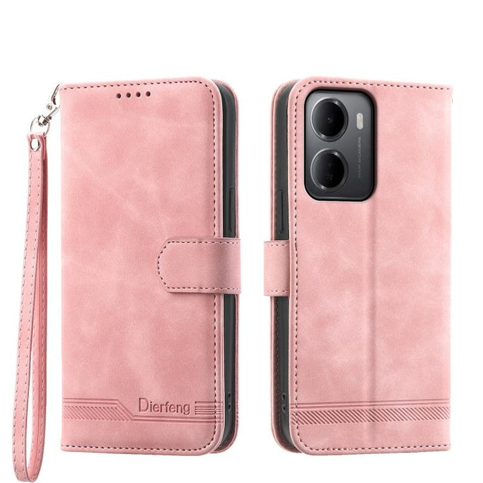 Funda para teléfono de piel sintética y TPU Dream Line de Dierfeng, For Redmi A7 Pro 4G / 5G 171mm / Poco C85x 5G, For Redmi 15a 5G, For Redmi Turbo 5 Max 5G / Poco X8 Pro Max 5G, For Redmi Note 15 Pro+ 5G 163.3mm / Poco M8 Pro 5G                      ...
