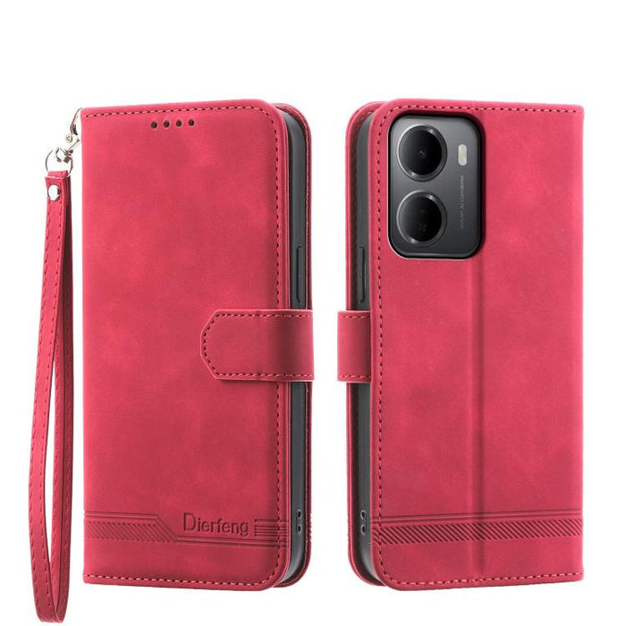 Funda para teléfono de piel sintética y TPU Dream Line de Dierfeng, For Redmi A7 Pro 4G / 5G 171mm / Poco C85x 5G, For Redmi 15a 5G, For Redmi Turbo 5 Max 5G / Poco X8 Pro Max 5G, For Redmi Note 15 Pro+ 5G 163.3mm / Poco M8 Pro 5G                      ...