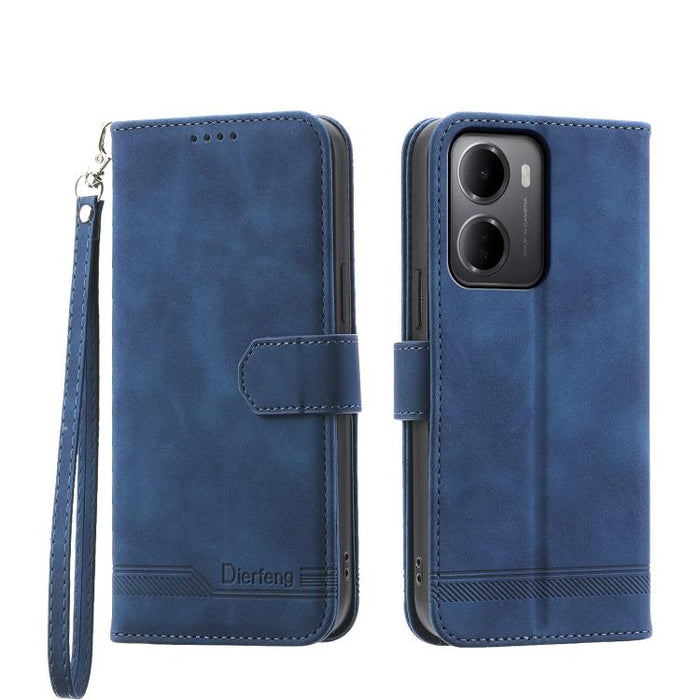 Funda para teléfono de piel sintética y TPU Dream Line de Dierfeng, For Redmi A7 Pro 4G / 5G 171mm / Poco C85x 5G, For Redmi 15a 5G, For Redmi Turbo 5 Max 5G / Poco X8 Pro Max 5G, For Redmi Note 15 Pro+ 5G 163.3mm / Poco M8 Pro 5G                      ...