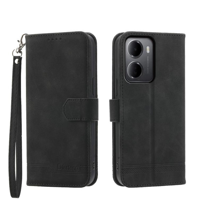 Funda para teléfono de piel sintética y TPU Dream Line de Dierfeng, For Redmi A7 Pro 4G / 5G 171mm / Poco C85x 5G, For Redmi 15a 5G, For Redmi Turbo 5 Max 5G / Poco X8 Pro Max 5G, For Redmi Note 15 Pro+ 5G 163.3mm / Poco M8 Pro 5G                      ...
