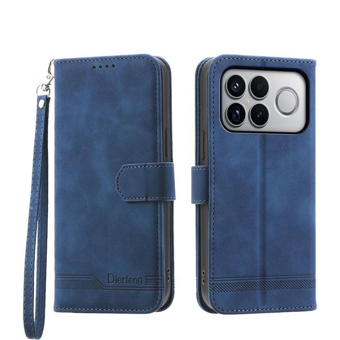 Funda para teléfono de piel sintética y TPU Dream Line de Dierfeng, For Redmi A7 Pro 4G / 5G 171mm / Poco C85x 5G, For Redmi 15a 5G, For Redmi Turbo 5 Max 5G / Poco X8 Pro Max 5G, For Redmi Note 15 Pro+ 5G 163.3mm / Poco M8 Pro 5G                      ...